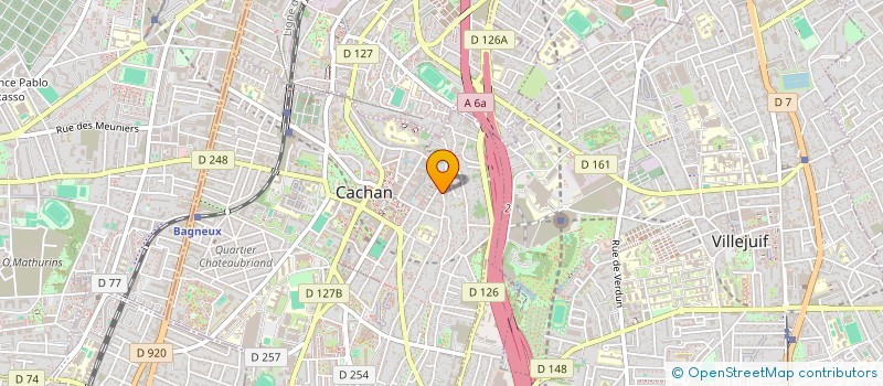 localisation de l'entreprise MONSIEUR JULES MARTIN à CACHAN