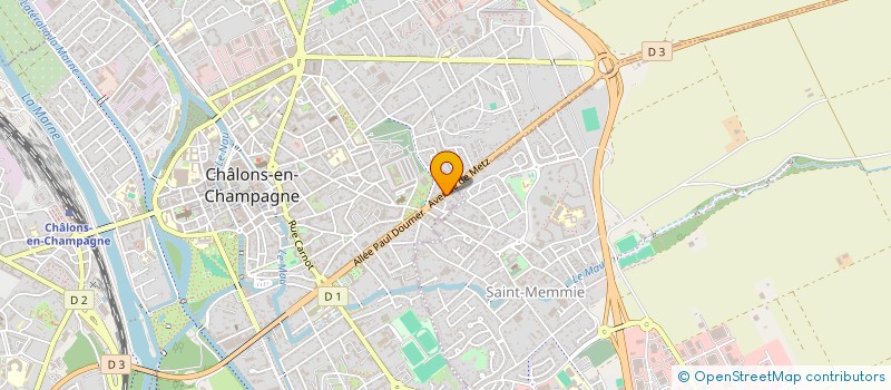localisation de l'entreprise MONSIEUR JULES MATHIEU à CHALONS-EN-CHAMPAGNE