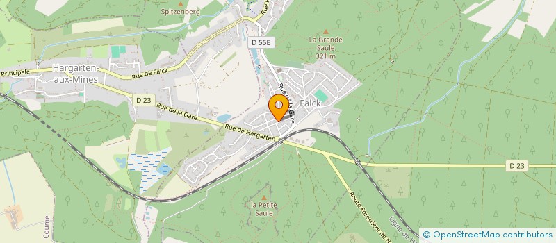 localisation de l'entreprise MONSIEUR JULES MATHIEU  FALCK