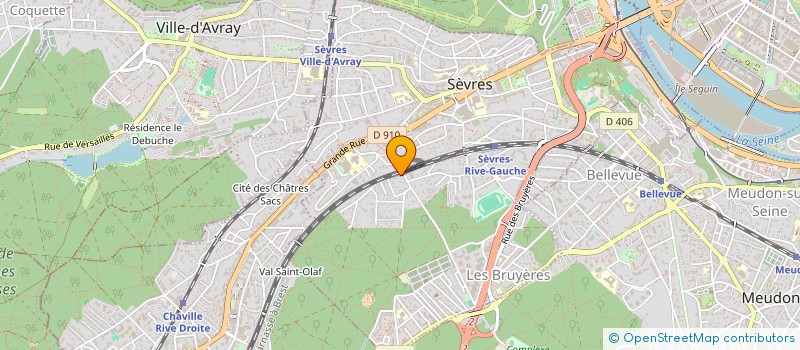 localisation de l'entreprise MONSIEUR JULES MATIGNON à SEVRES