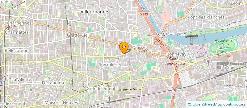 localisation de l'entreprise MONSIEUR JULES MAURIN  VILLEURBANNE