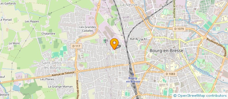 localisation de l'entreprise MONSIEUR JULES MBAKOP  BOURG-EN-BRESSE