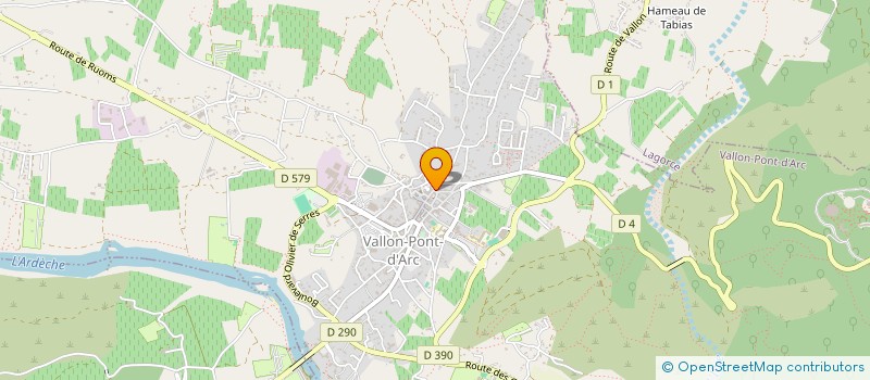 localisation de l'entreprise MONSIEUR JULES MELIN à VALLON-PONT-D'ARC