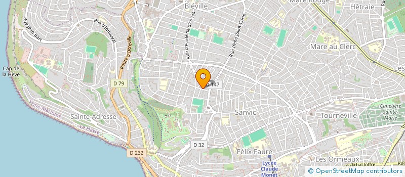 localisation de l'entreprise MONSIEUR JULES MELSIN  LE HAVRE