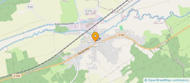 localisation de l'entreprise MONSIEUR JULES MENETRIER  SERMAIZE-LES-BAINS