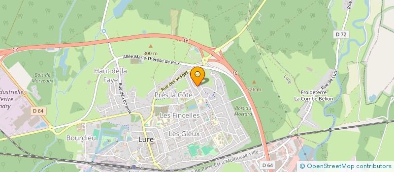 localisation de l'entreprise MONSIEUR JULES MEYER  LURE