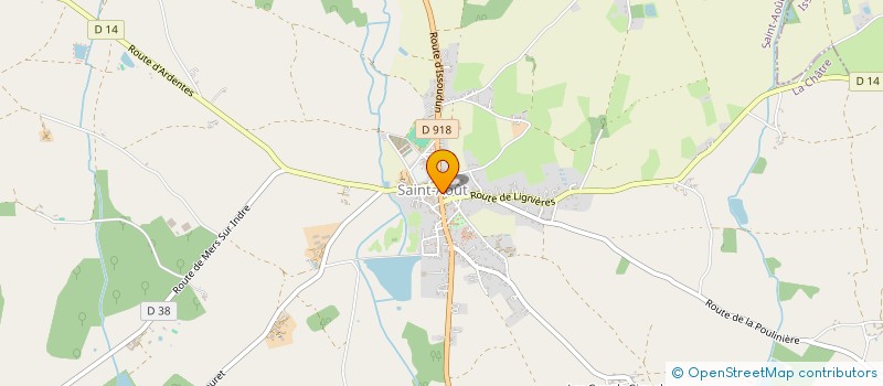 localisation de l'entreprise MONSIEUR JULES MICHAUD  SAINT-AOUT