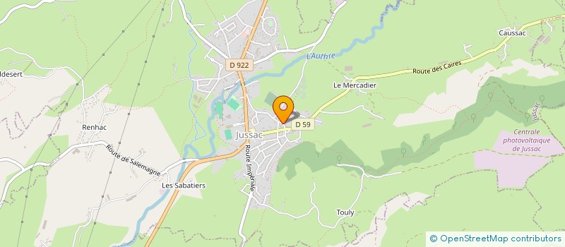 localisation de l'entreprise MONSIEUR JULES MICHEL à JUSSAC
