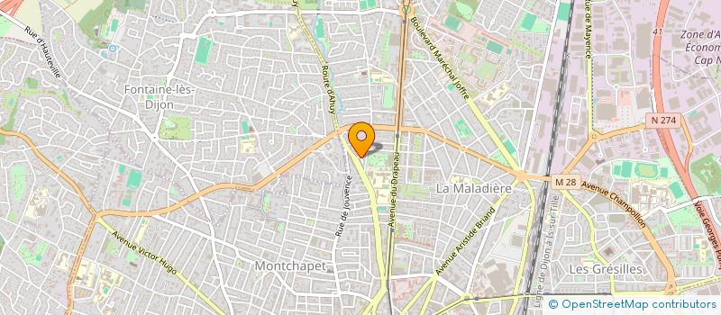 localisation de l'entreprise MONSIEUR JULES MICHELIN  DIJON