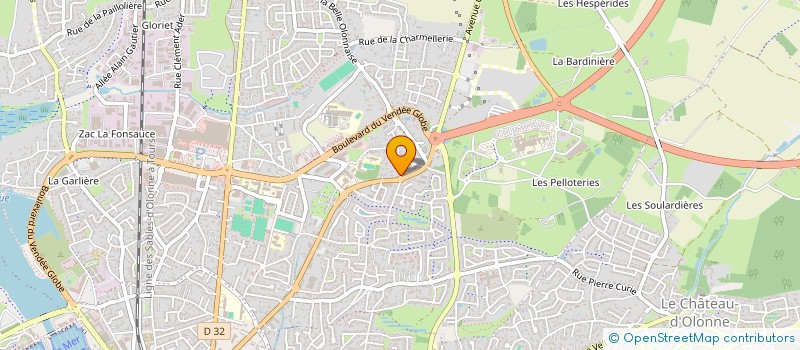 localisation de l'entreprise MONSIEUR JULES MITTELETTE à LES SABLES D'OLONNE