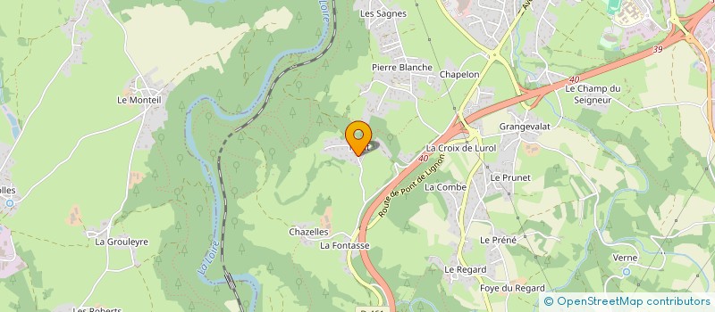 localisation de l'entreprise MONSIEUR JULES MONTAGNE  MONISTROL-SUR-LOIRE