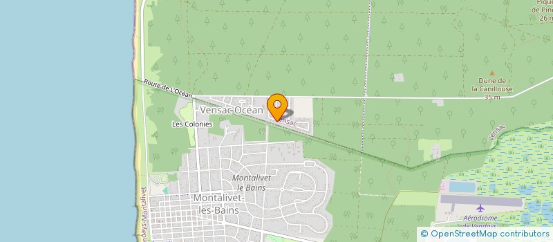 localisation de l'entreprise MONSIEUR JULES MOREAU  VENSAC