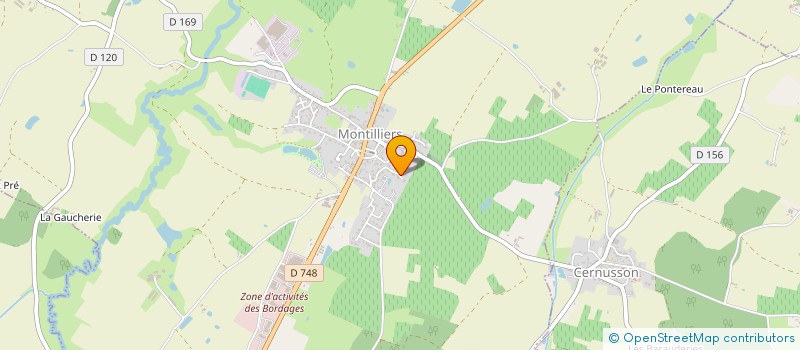 localisation de l'entreprise MONSIEUR JULES MORISSEAU  MONTILLIERS