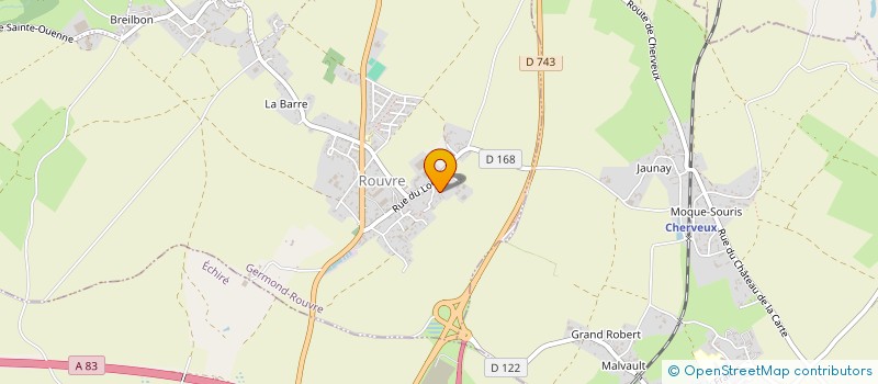 localisation de l'entreprise MONSIEUR JULES MOTARD  CHAMPDENIERS