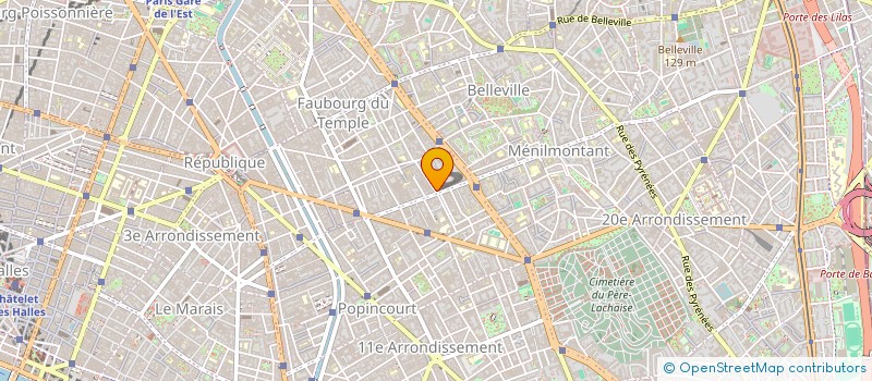 localisation de l'entreprise MONSIEUR JULES MOUSSARD  PARIS