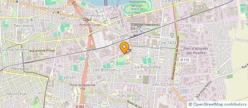 localisation de l'entreprise MONSIEUR JULES MUGABO  VILLEURBANNE