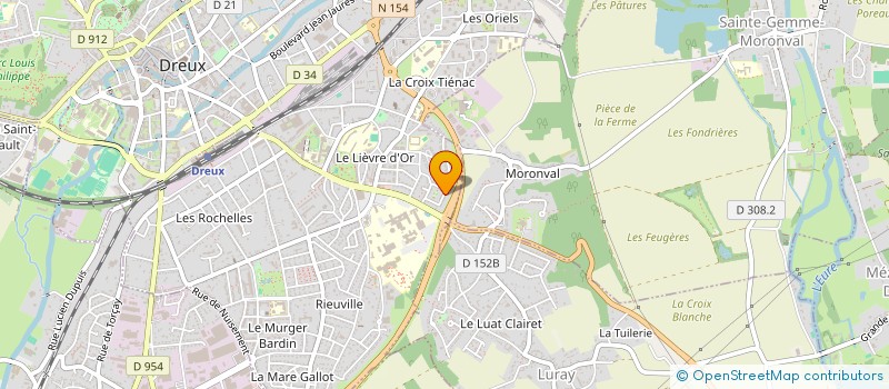 localisation de l'entreprise MONSIEUR JULES NKONDJOCK à DREUX