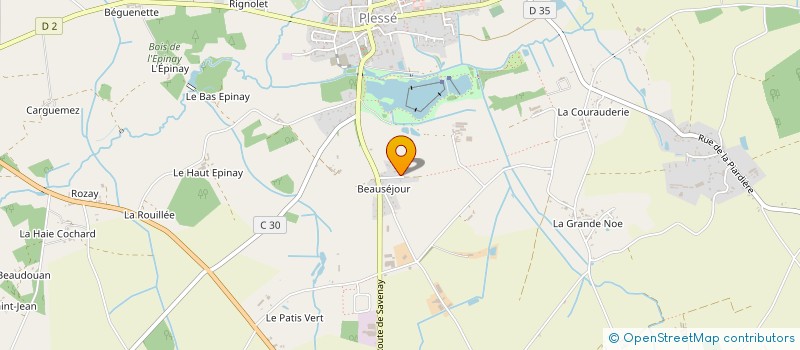 localisation de l'entreprise MONSIEUR JULES NOIRAULT  PLESSE