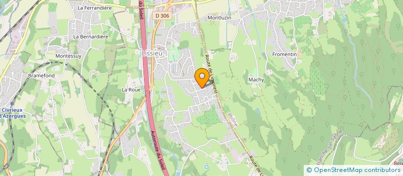 localisation de l'entreprise MONSIEUR JULES NOTTIN  CHASSELAY