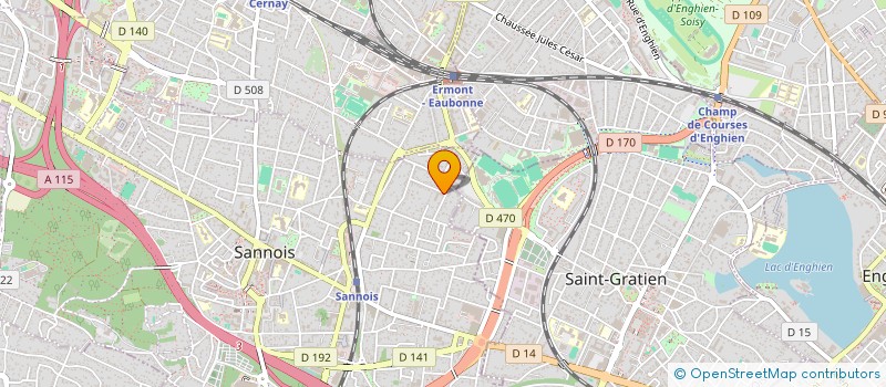 localisation de l'entreprise MONSIEUR JULES NOUVEL  SANNOIS