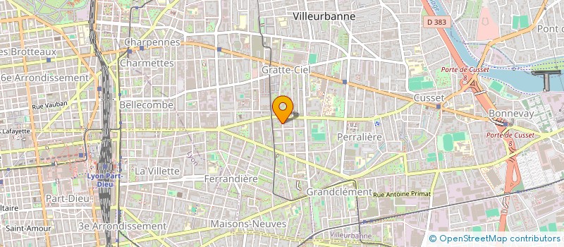 localisation de l'entreprise MONSIEUR JULES PAGANI  VILLEURBANNE