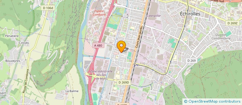 localisation de l'entreprise MONSIEUR JULES PAPPINI  LE PONT-DE-CLAIX