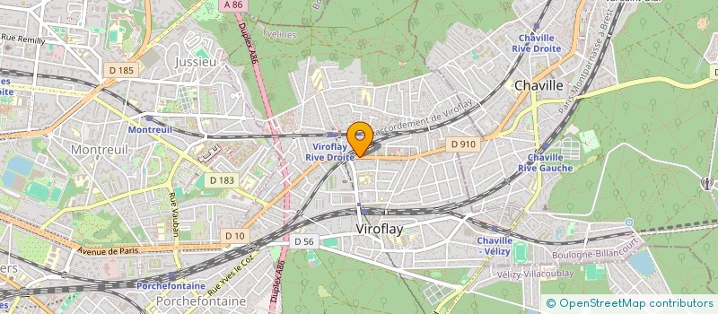 localisation de l'entreprise MONSIEUR JULES PECHON  VIROFLAY