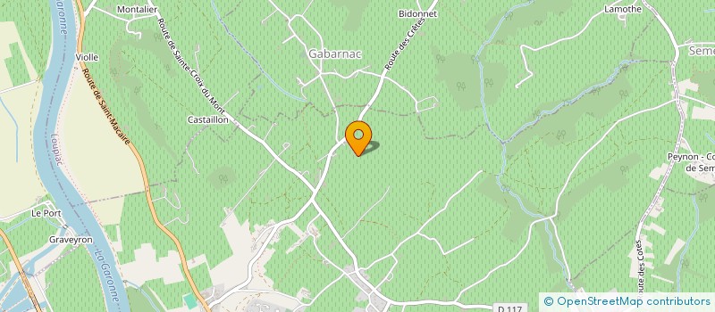 localisation de l'entreprise MONSIEUR JULES PECOSTE  SAINTE-CROIX-DU-MONT