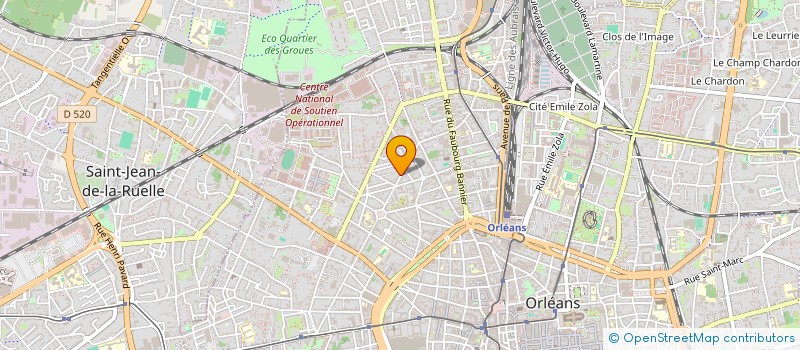 localisation de l'entreprise MONSIEUR JULES PERDEREAU à ORLEANS