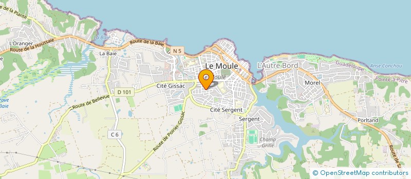 localisation de l'entreprise MONSIEUR JULES PERIAN à LE MOULE