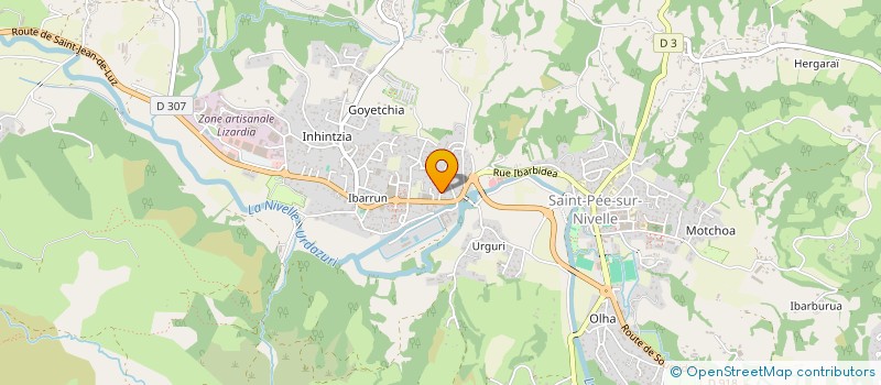 localisation de l'entreprise MONSIEUR JULES PHELIX  SAINT-PEE-SUR-NIVELLE