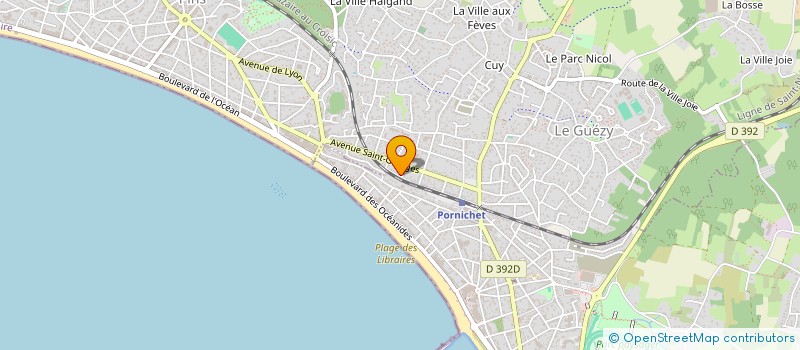 localisation de l'entreprise MONSIEUR JULES PILORGE  LA BAULE-ESCOUBLAC