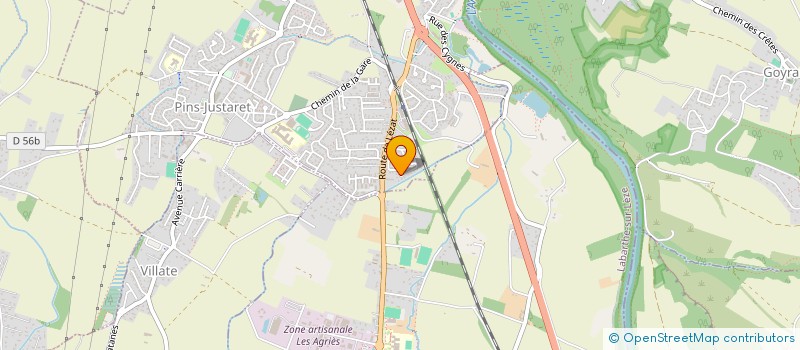 localisation de l'entreprise MONSIEUR JULES PIQUEMAL  PINS-JUSTARET