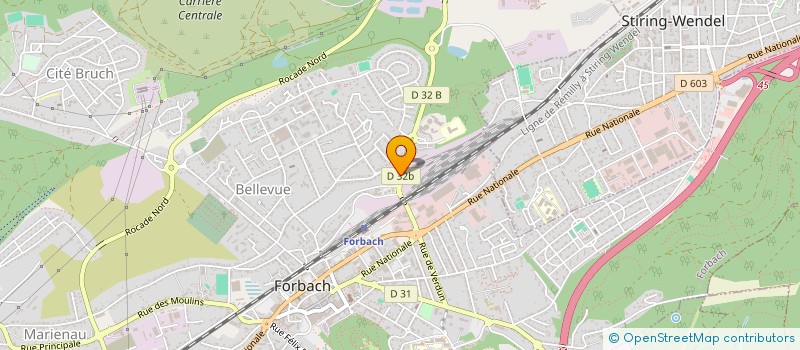 localisation de l'entreprise MONSIEUR JULES PIVESSO  FORBACH