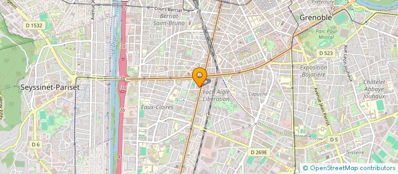 localisation de l'entreprise MONSIEUR JULES PLASENCIA  SAINT-MARTIN-D'HERES