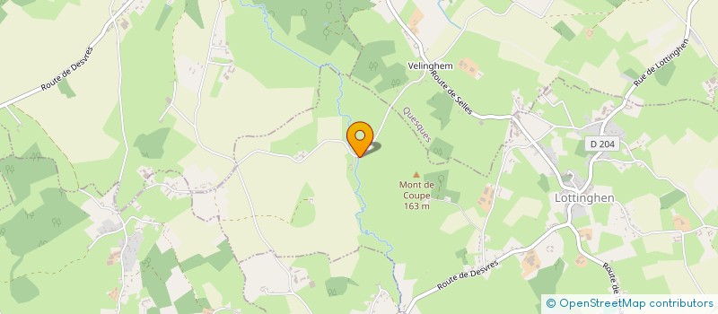 localisation de l'entreprise MONSIEUR JULES PODEVIN  LOTTINGHEN