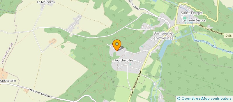 localisation de l'entreprise MONSIEUR JULES POHU  DAMPIERRE-EN-YVELINES