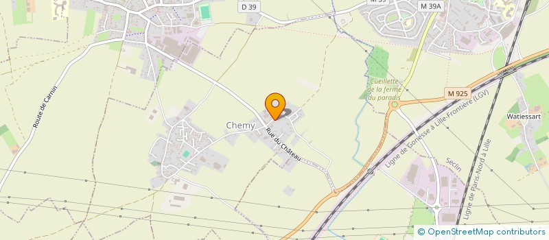 localisation de l'entreprise MONSIEUR JULES PONTHIEU  CHEMY