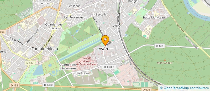 localisation de l'entreprise MONSIEUR JULES POULACHON--BRAULT  AVON