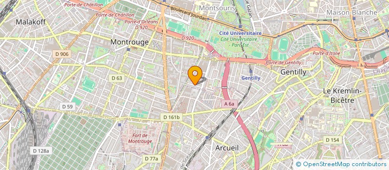 localisation de l'entreprise MONSIEUR JULES POUTIER  VANVES