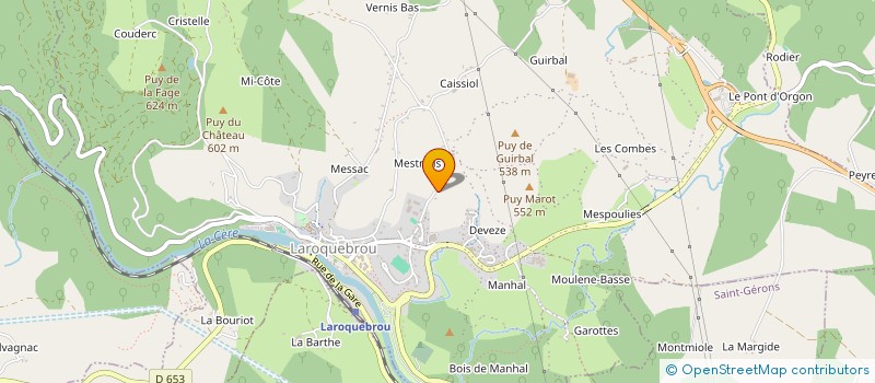 localisation de l'entreprise MONSIEUR JULES PRINTINHAC à LAROQUEBROU