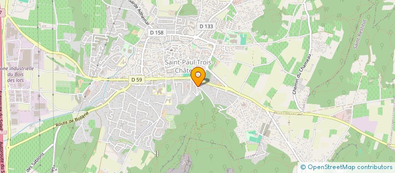 localisation de l'entreprise MONSIEUR JULES QUEMENEUR à SAINT-PAUL-TROIS-CHATEAUX