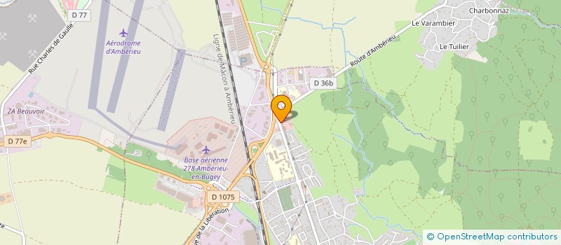 localisation de l'entreprise MONSIEUR JULES QUINTON  AMBERIEU-EN-BUGEY