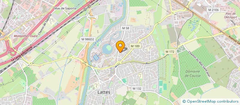 localisation de l'entreprise MONSIEUR JULES RABAUD  LATTES