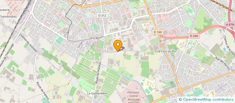 localisation de l'entreprise MONSIEUR JULES RAHARD  LES PONTS-DE-CE