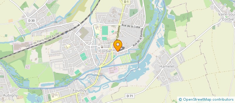 localisation de l'entreprise MONSIEUR JULES RAZAFIMBELO  CORBIE