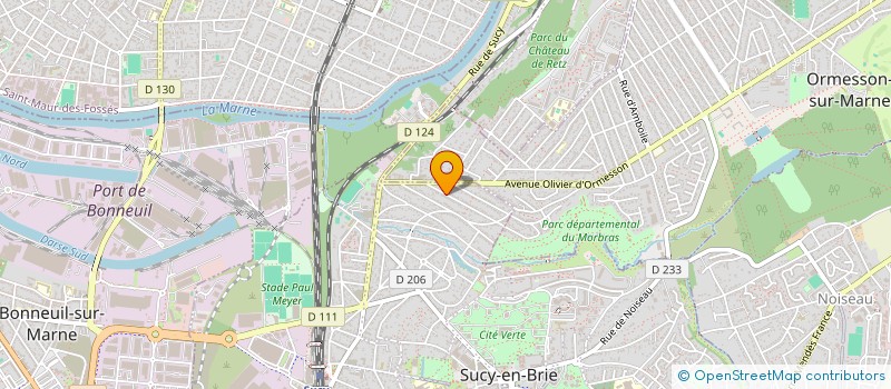 localisation de l'entreprise MONSIEUR JULES REUFF  SUCY-EN-BRIE