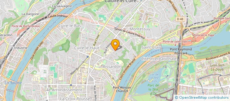 localisation de l'entreprise MONSIEUR JULES RIBIERE  CALUIRE-ET-CUIRE