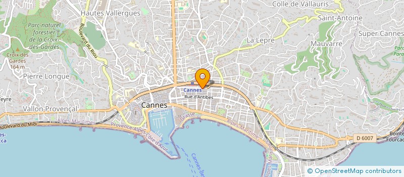 localisation de l'entreprise MONSIEUR JULES RICQUIER  CANNES