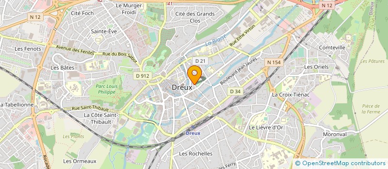 localisation de l'entreprise MONSIEUR JULES RIFFET à DREUX